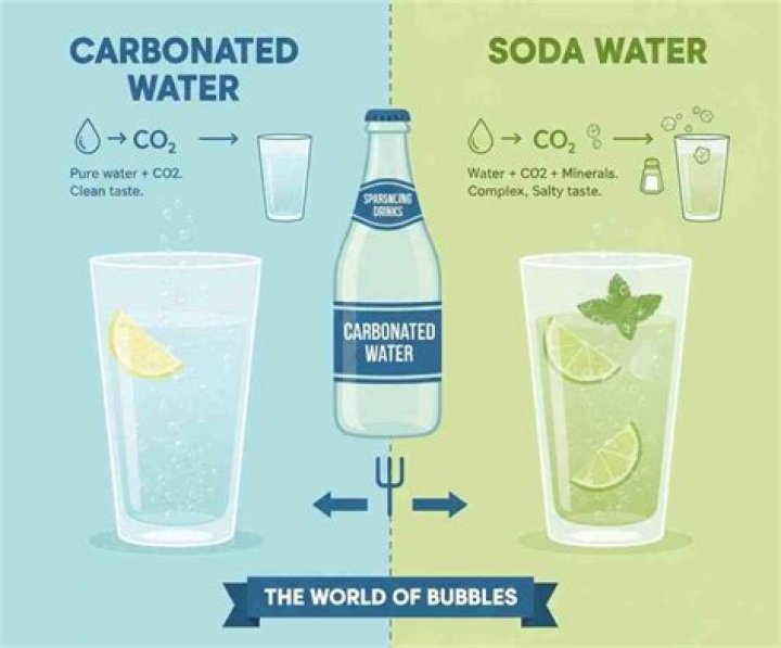 How do you make carbonated water with baking soda and vinegar?