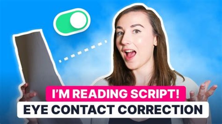 How do you make it look like you aren't reading off a script on Zoom?