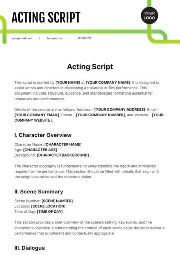 How do you memorize an acting script?