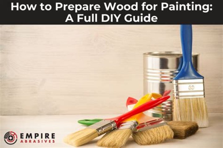 How do you prepare wood for sanding?
