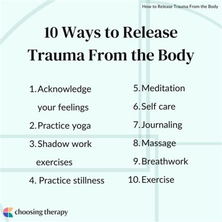 How do you release trauma from your body?