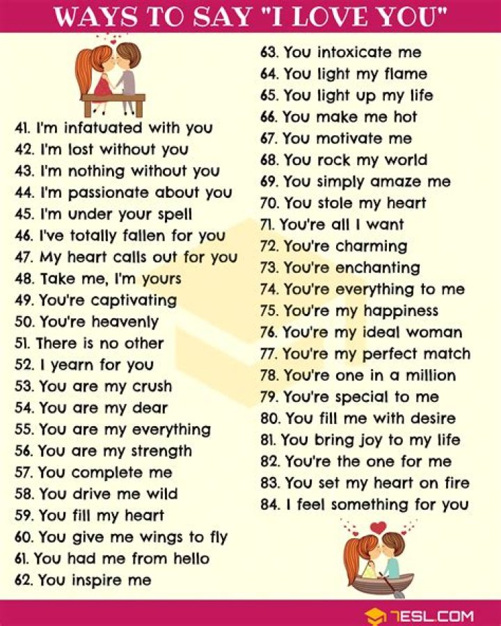How do you say I love you a lot?