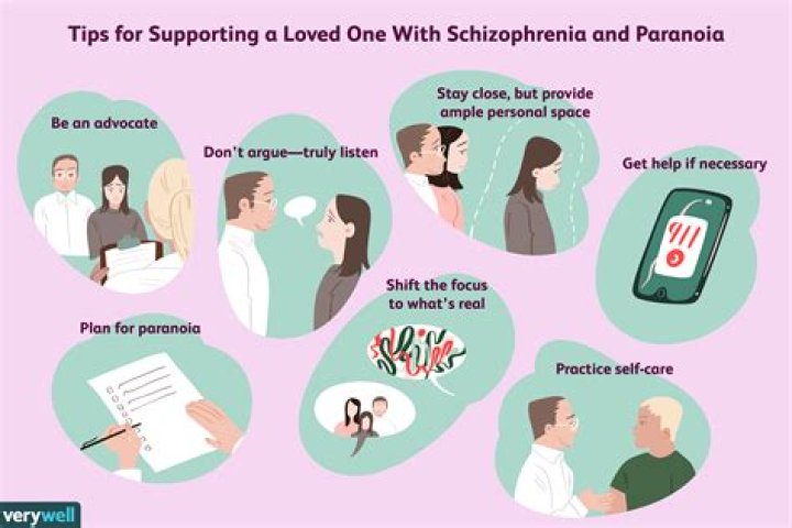 How do you tell if someone is a paranoid schizophrenic?