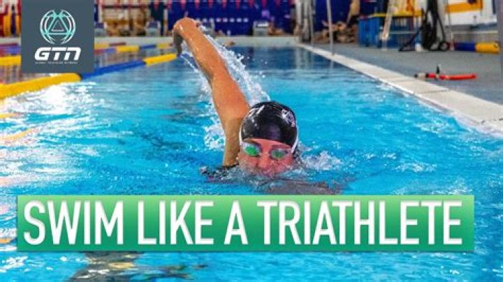 How far do triathletes swim?