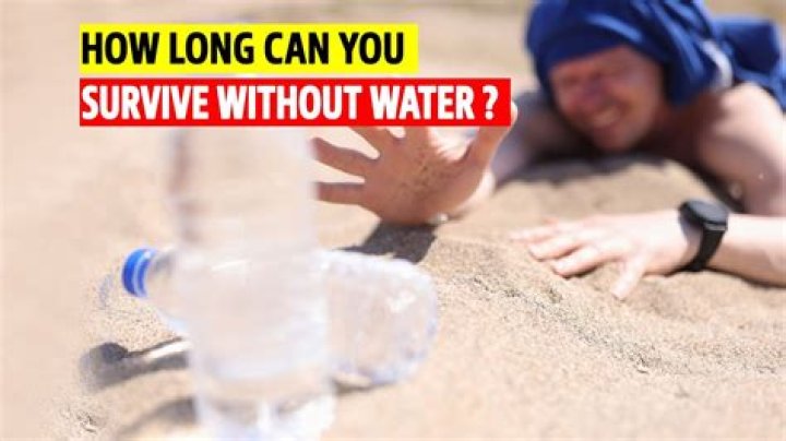 How long can a human survive submerged in water?