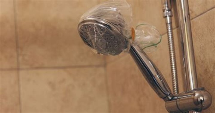 How long do you leave vinegar on shower head?