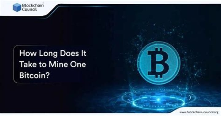 How long does it take to mine 1 Bitcoin on a normal PC?