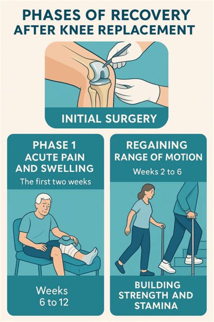 How long is hospital stay after knee replacement?