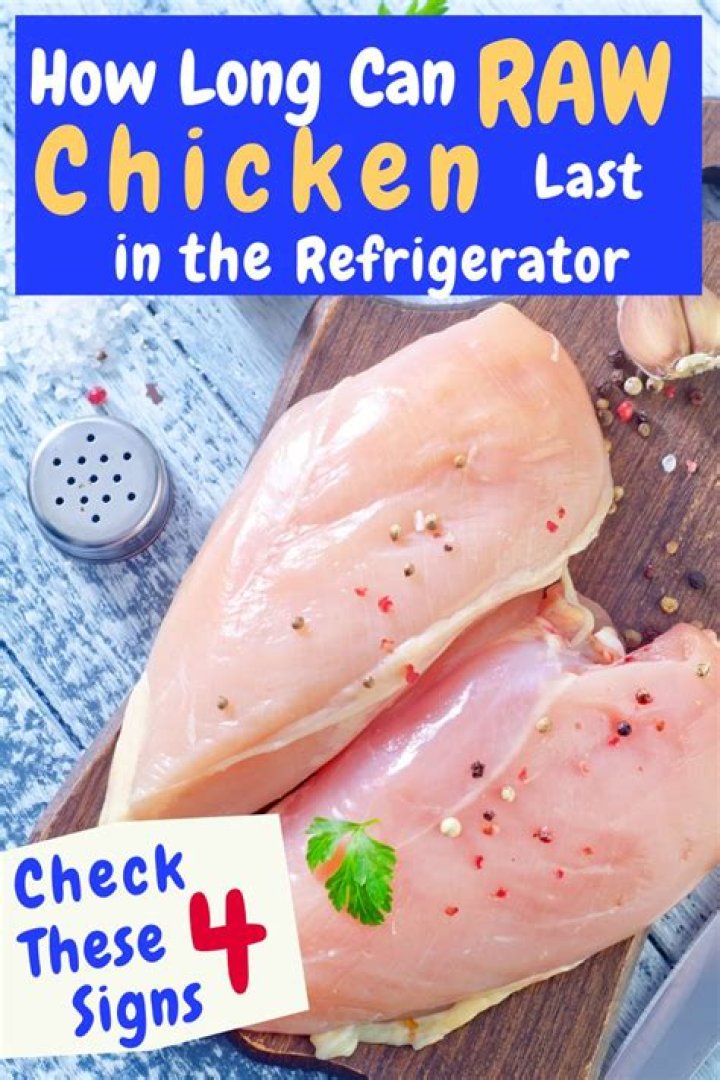 How long is raw chicken good in the fridge?