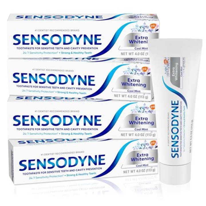 How long should you leave Sensodyne on teeth?