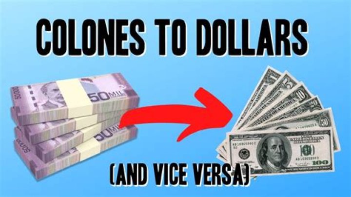 How many colones equal a dollar?