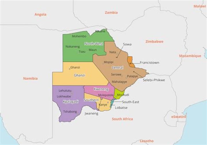 How many land boards are there in Botswana?