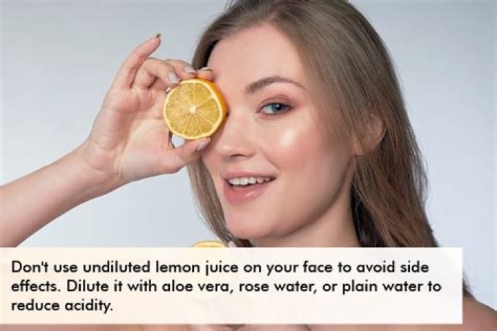 How many times should I apply lemon juice on my face?