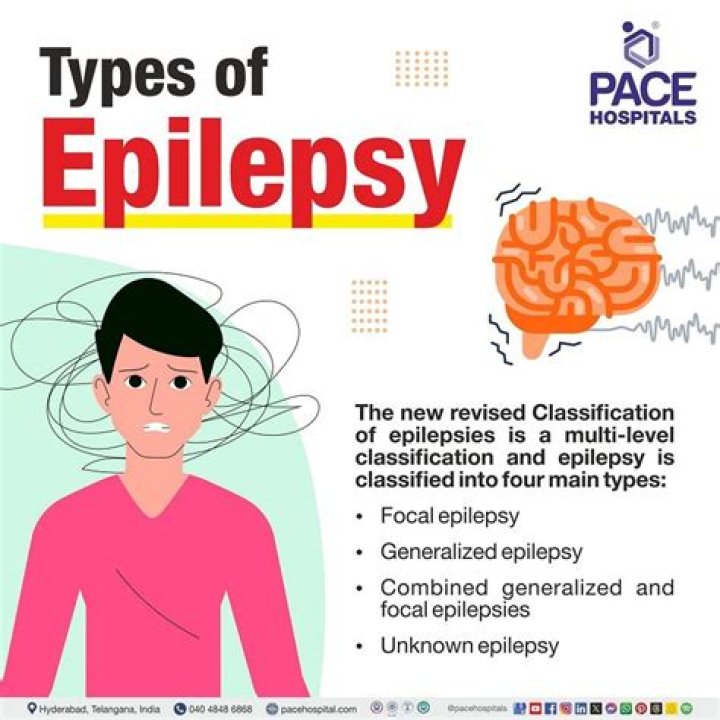 How many types of epilepsy are there?