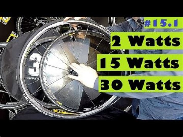 How many watts saved with aero wheels?