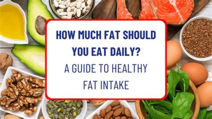 How much fat should I eat a day to lose fat?