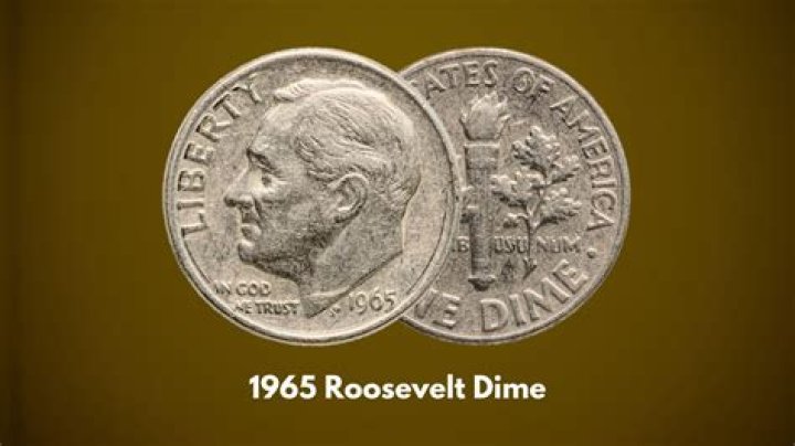 How much is a 1965 Roosevelt dime with no mint mark worth?