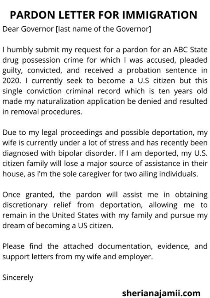 How much is an immigration pardon?
