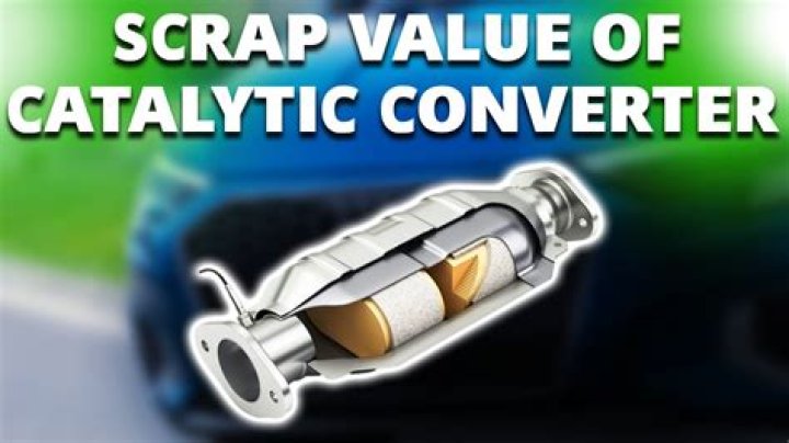 How much money can you get for scrapping a catalytic converter?