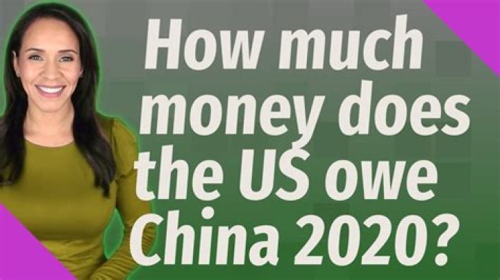 How much money does the US owe China?