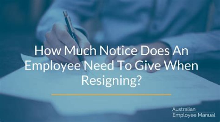 How much notice does an employer have to give to terminate employment?
