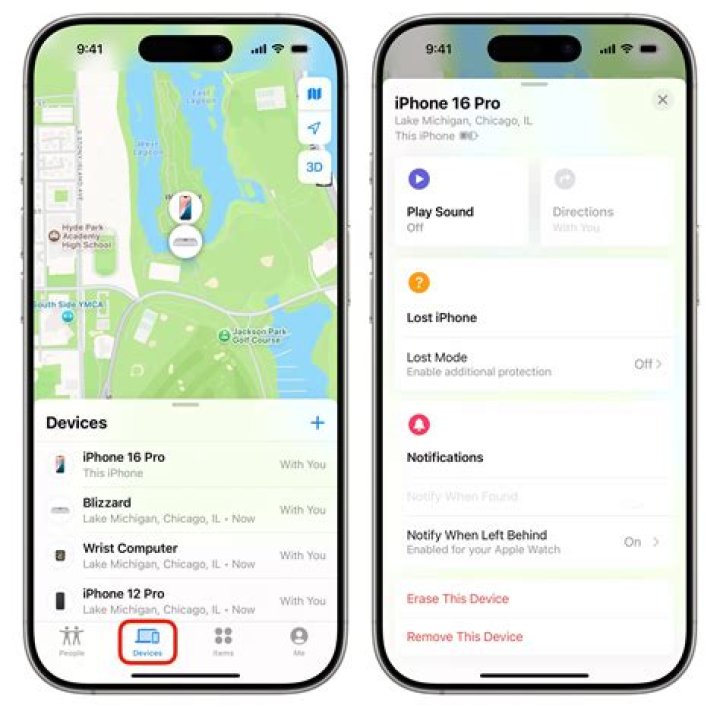 How often does Find My iPhone check your location?