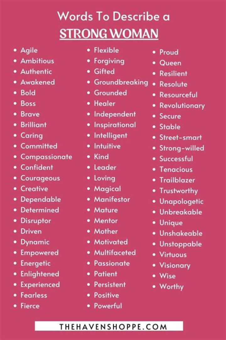 How would you describe a kind woman?