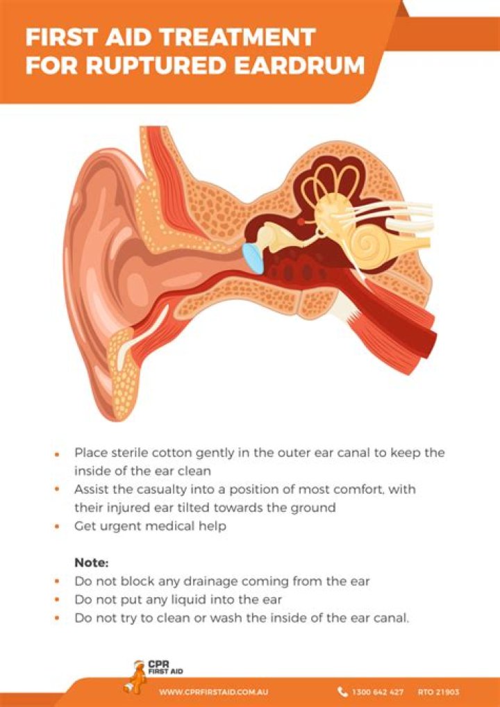Is a ruptured eardrum an emergency?