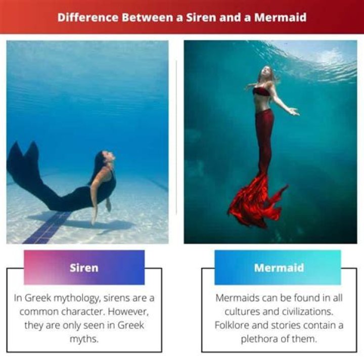 Is a siren a mermaid?