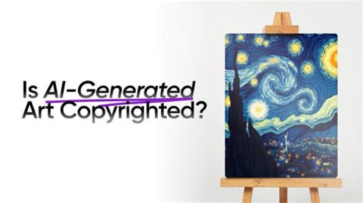 Is AI generated art copyrighted?