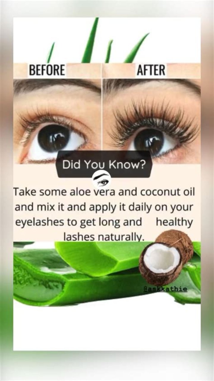Is aloe good for eyelashes?