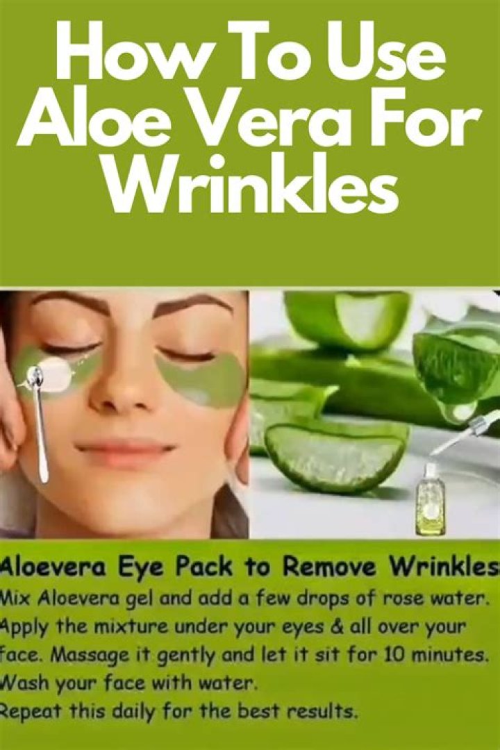 Is aloe vera good for wrinkles?