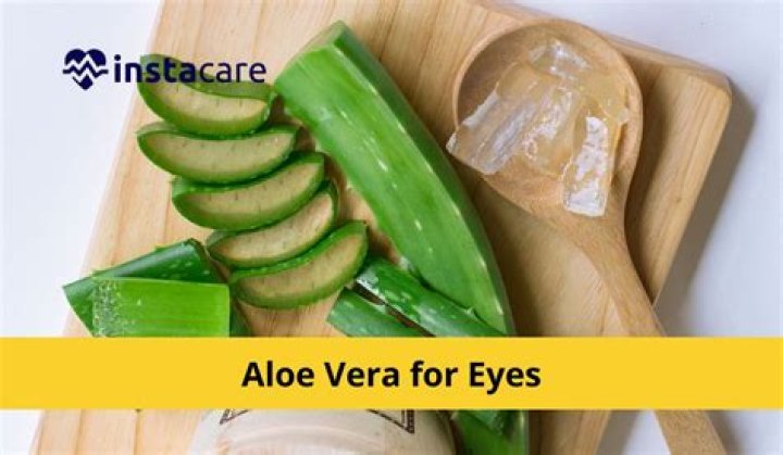 Is aloe vera harmful to eyes?