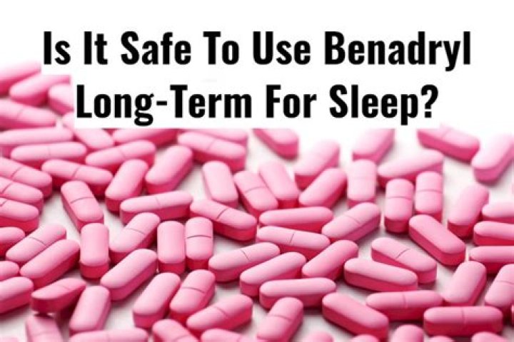 Is Benadryl safe to take daily?