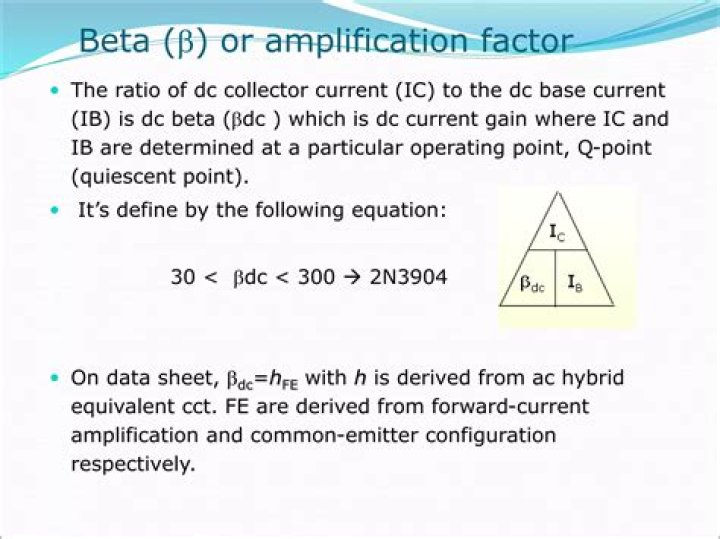 Is Beta DC current gain?