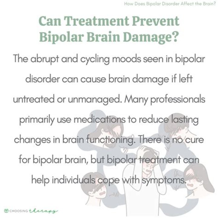 Is bipolar brain damage?