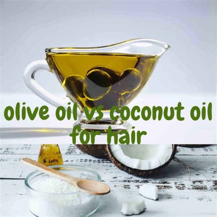Is coconut oil better than olive oil for hair?