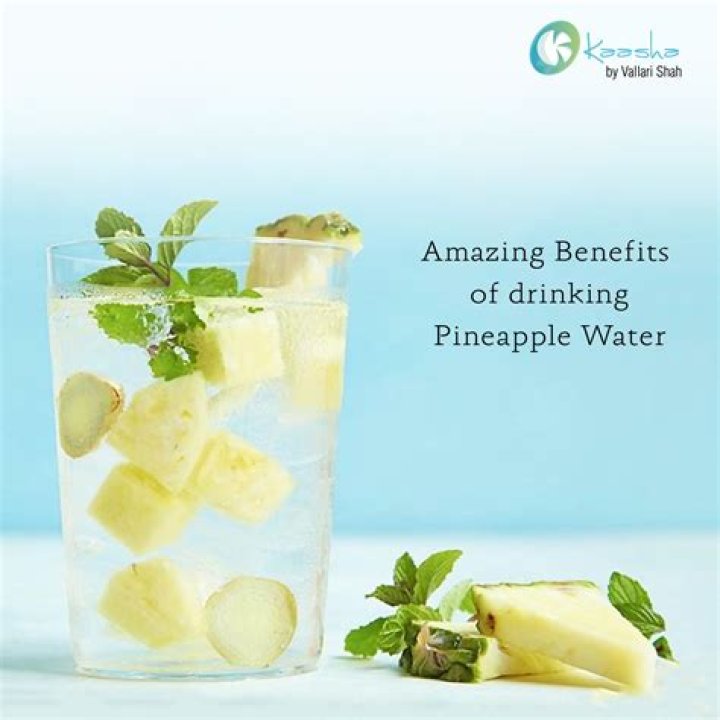 Is drinking pineapple water good for you?