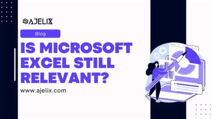 Is Excel still relevant 2021?