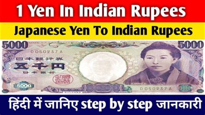 Is Indian rupee stronger than Japanese yen?