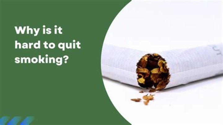 Is it hard to quit smoking?