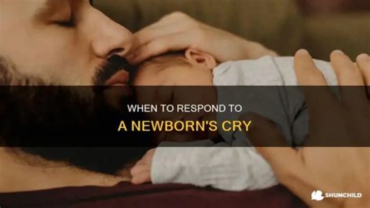 Is it OK to let a newborn cry?