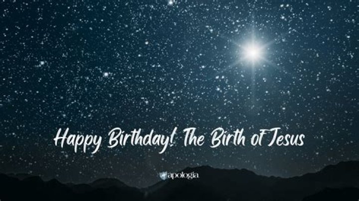 Is Jesus birthday in April?