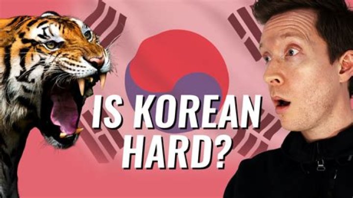 Is Korean hard for Indian?