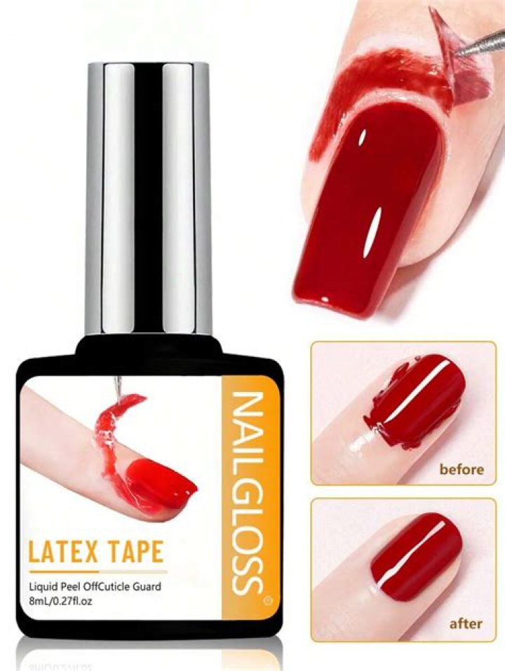 Is liquid latex safe for nails?