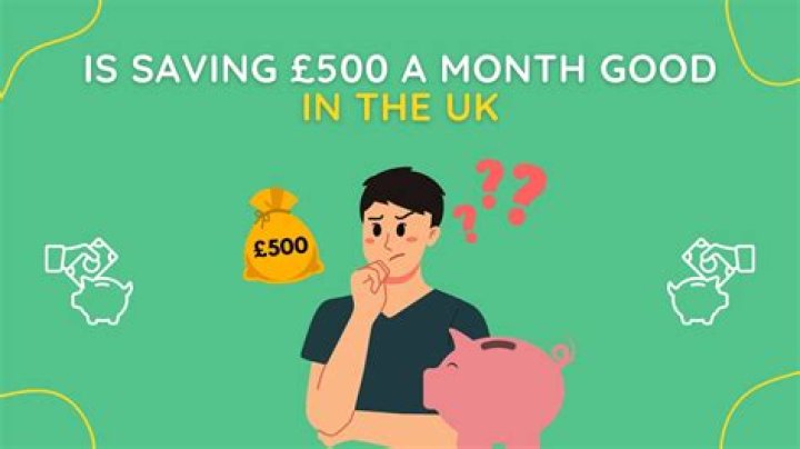 Is saving 500 a month good?