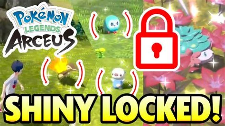 Is the lake trio shiny locked legends arceus?