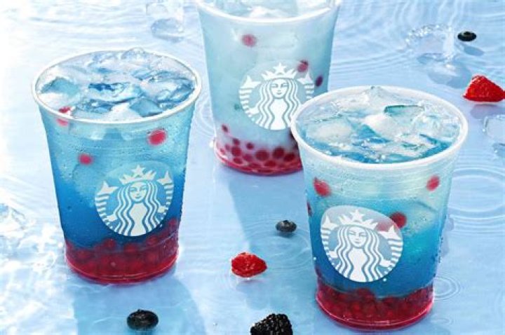 Is there a blue drink at Starbucks?