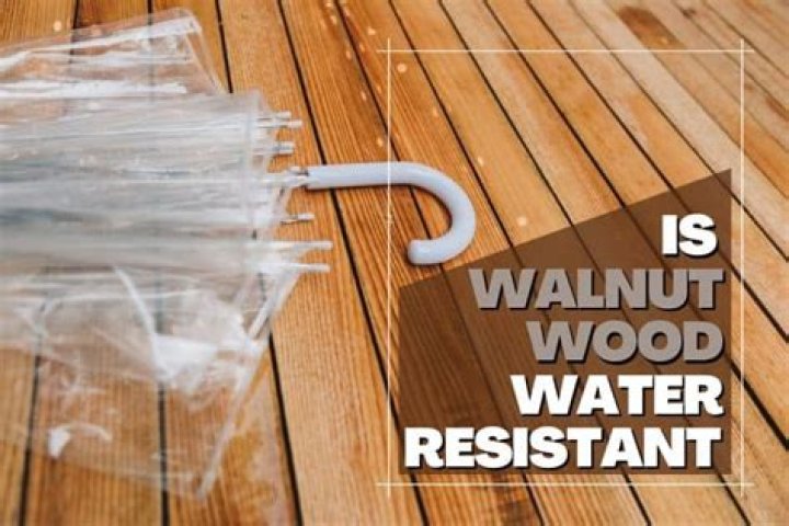 Is walnut wood water resistant?