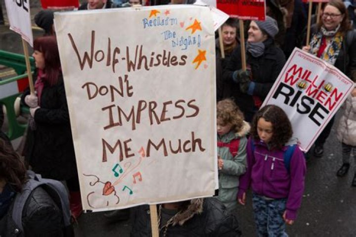 Is wolf whistling a crime?
